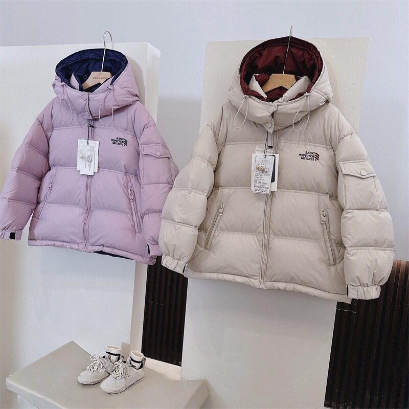女童短款羽绒棉服2025冬新款洋气