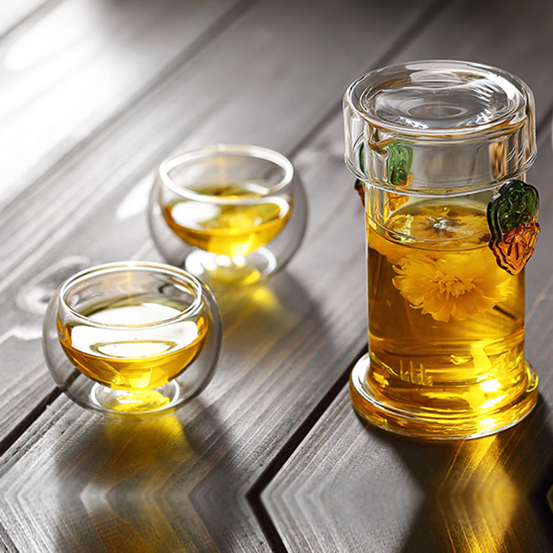 泡红茶专用茶具过滤双耳杯冲茶器