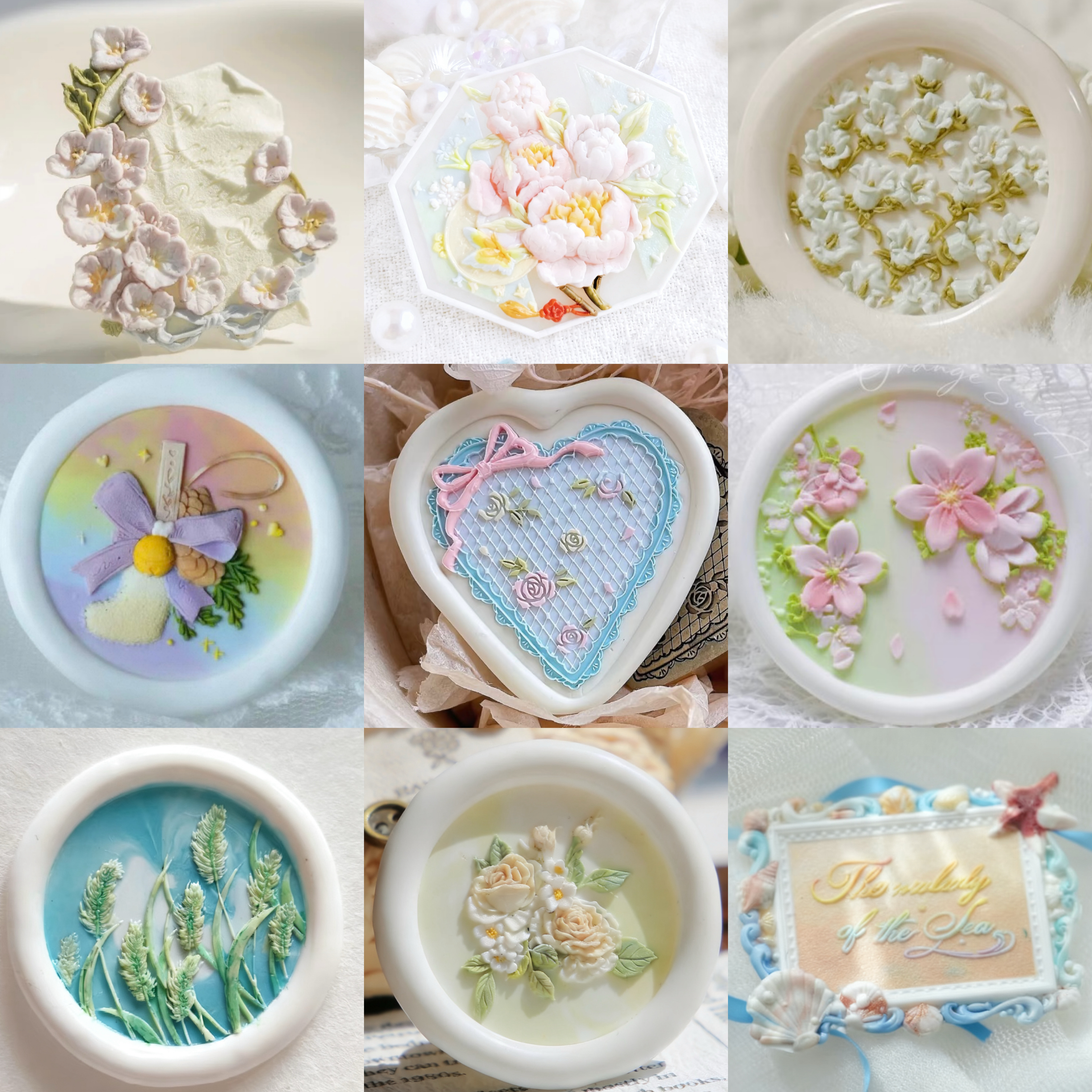 火漆印章世界名画系列信封印章头火漆印章diy冰箱贴黄铜印章