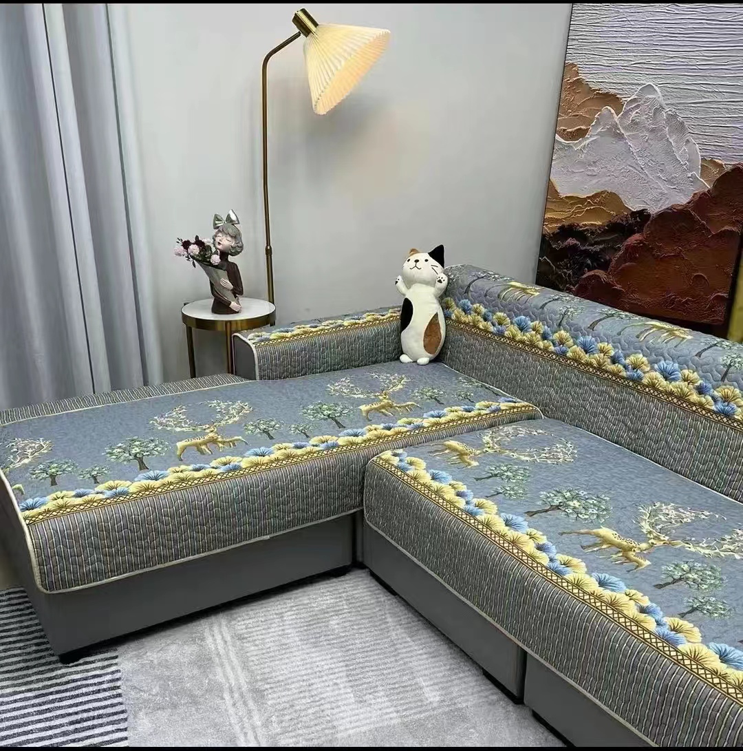 【百人验货】新款防滑沙发垫欧式组合装一套3片90/160/210