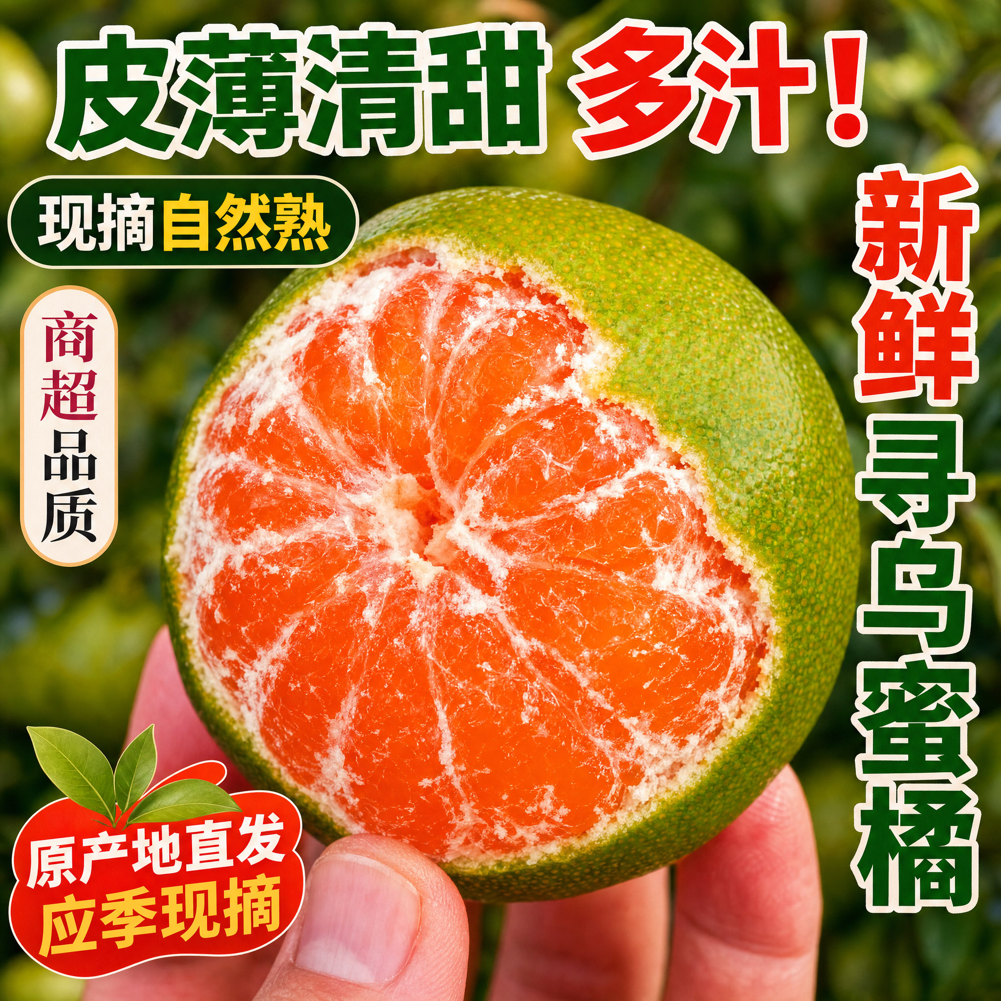 【特甜】正宗寻乌蜜桔产地速发