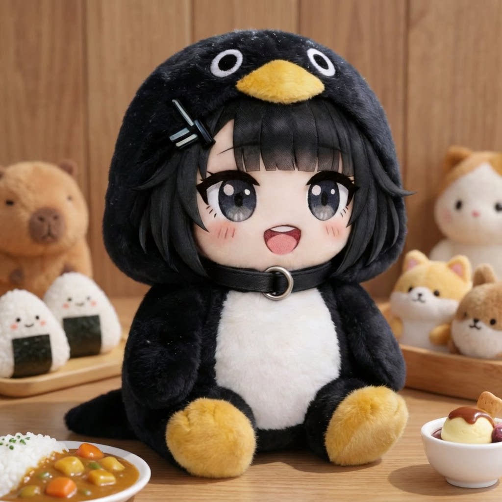 明日方舟咕咕嘎嘎企鹅发声毛绒图片