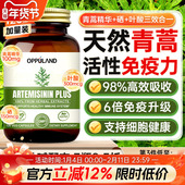 美国进口青蒿素胶囊天然高纯青蒿粉精华免疫力保健品屠呦呦青蒿素