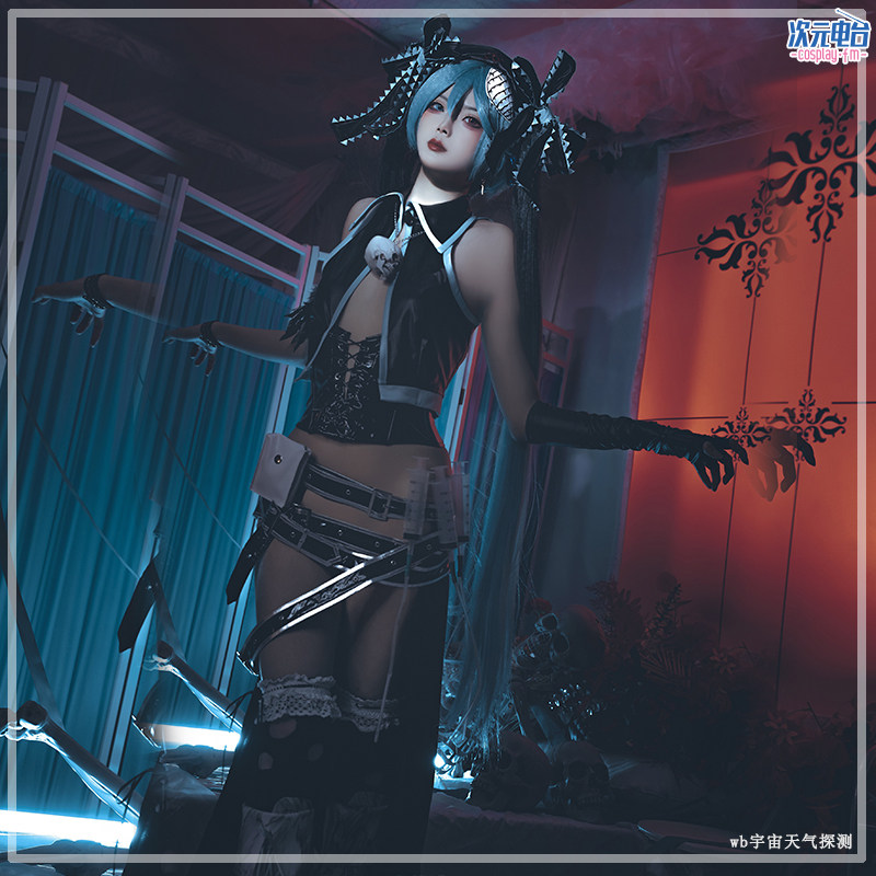 次元电台骸音钙cosplay手办同款 囚徒与纸飞机 骸骨初音未来cos服