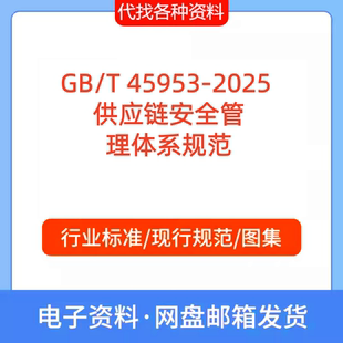GB/T 45953-2025 供应链安全管理体系标准规范PDF文档代找代下载