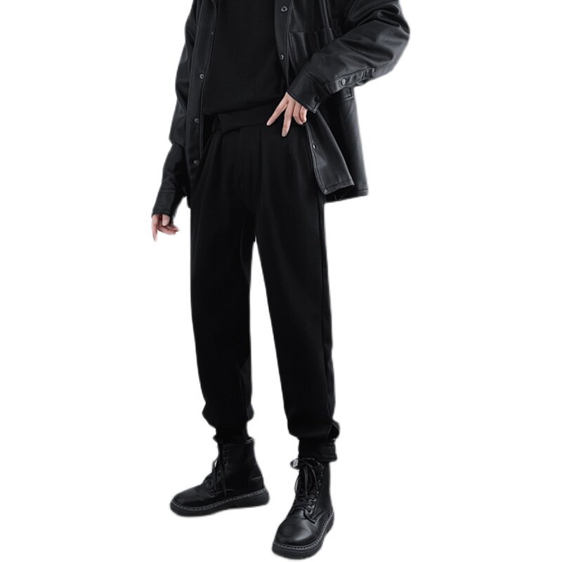 哈伦休闲西裤男宽松潮流魔术贴裤子D321A2189P40,男装休闲裤,电商D321A