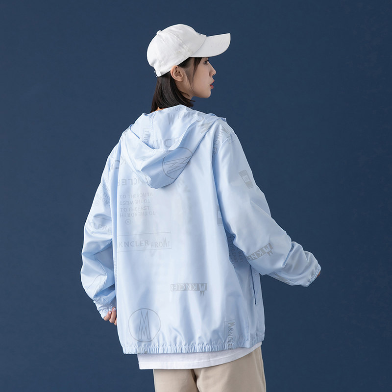 2022夏季冰丝防晒衣超薄款透气外套男女同款防晒服潮流F1050P50,男装夹克,电商D321A