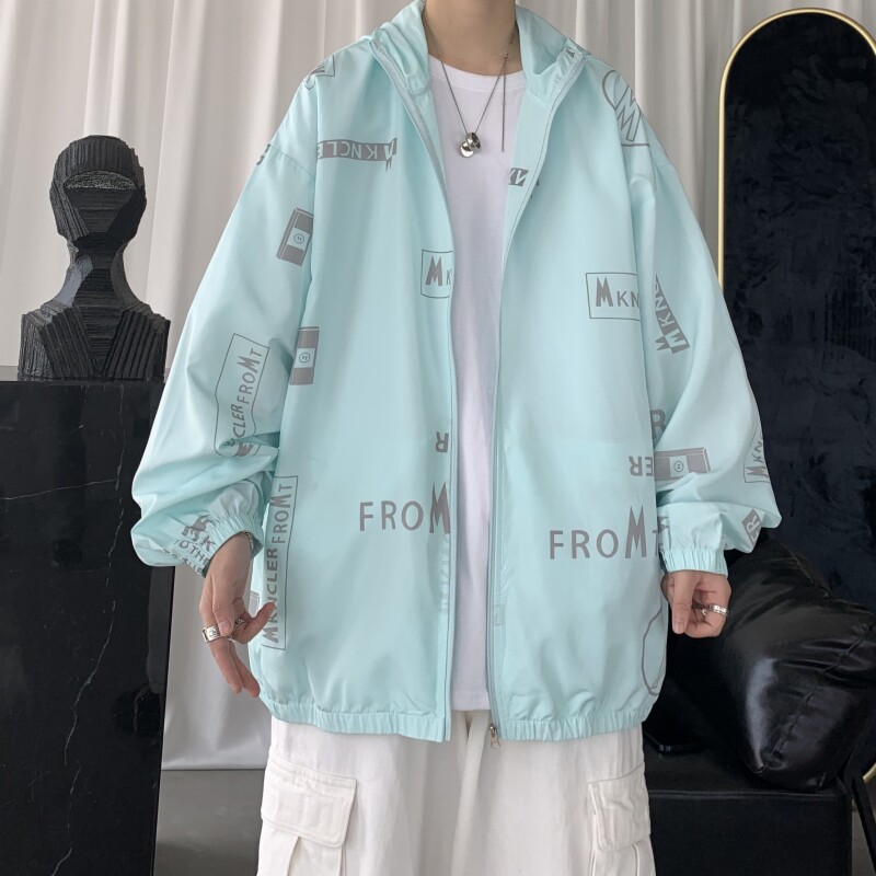 夏季新款男女防晒衣大码防紫外线夹克外套港风D321F1050P50,男装夹克,电商D321A