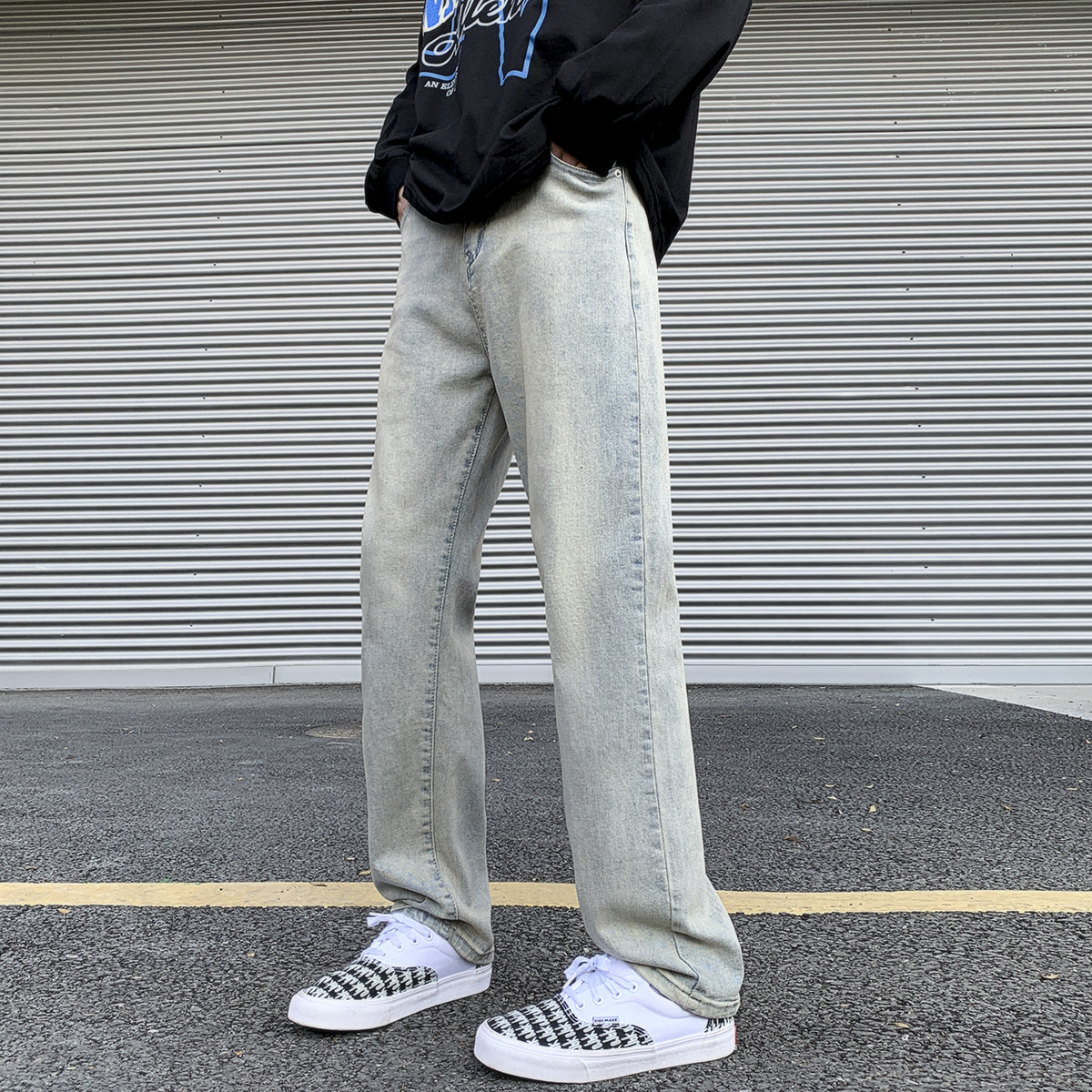 D321NK925P65弹力高街牛仔裤100%棉,男装牛仔裤,电商D321A
