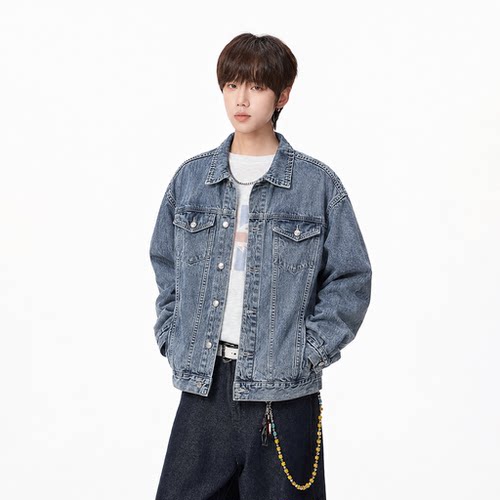 牛仔外套男士潮牌百搭工装夹克LTH001 P75