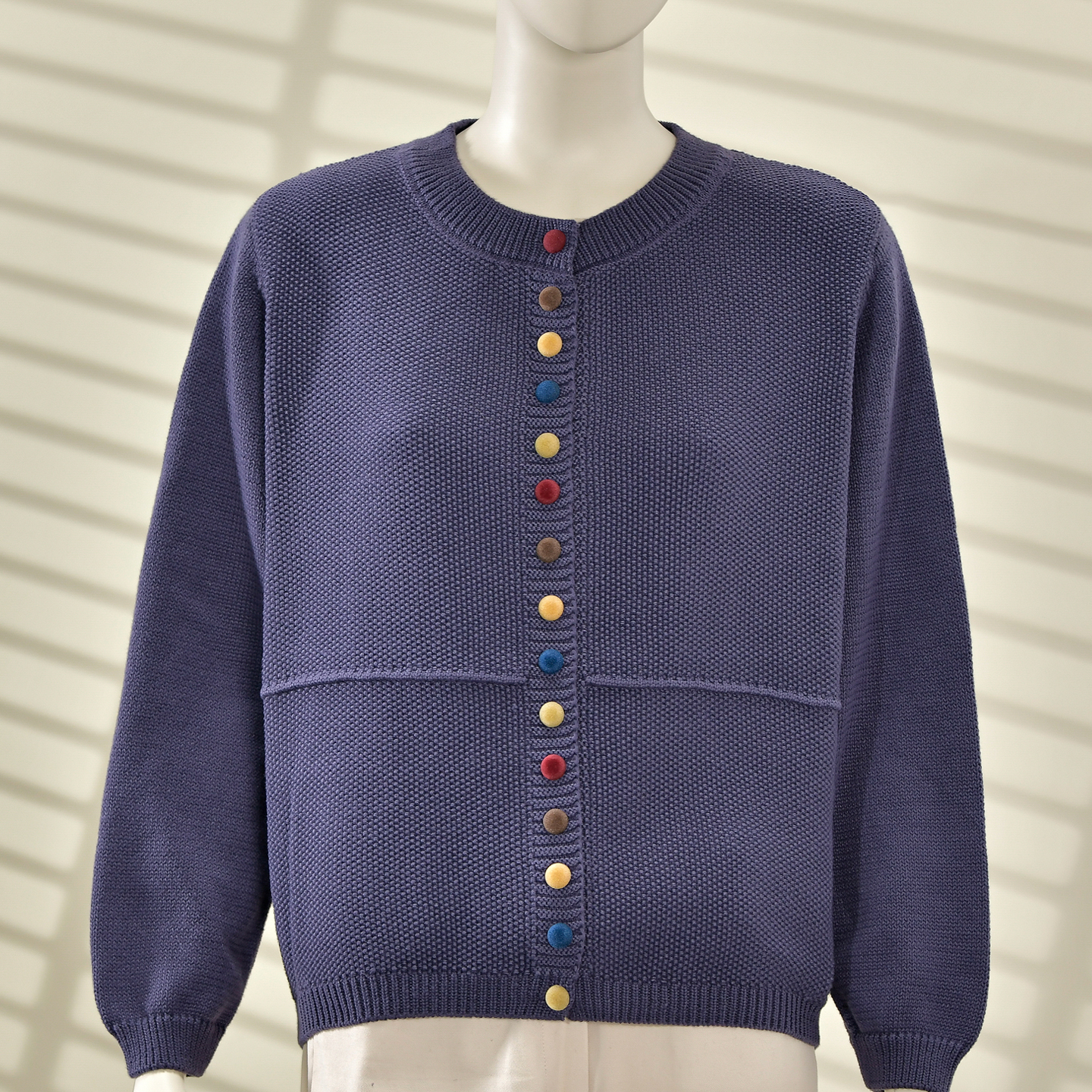 2025秋冬新款圆领针织开衫