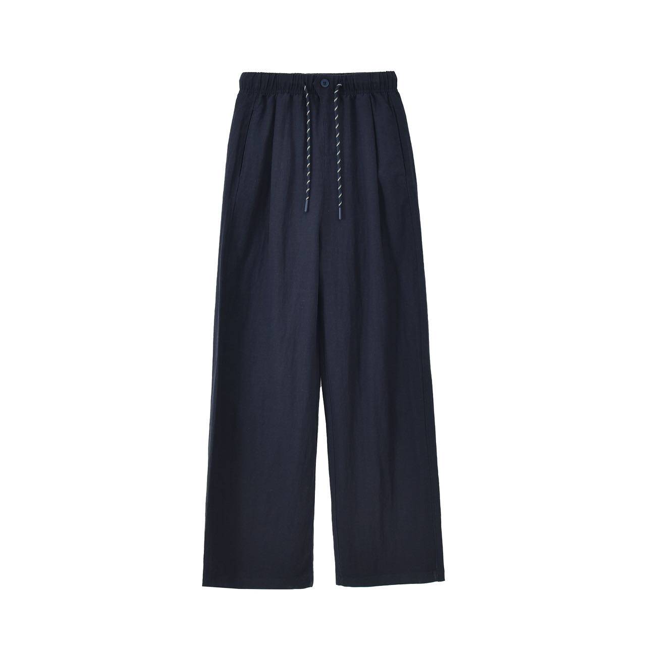 【花花推荐】女款纯色高腰宽松显瘦阔腿裤WX062