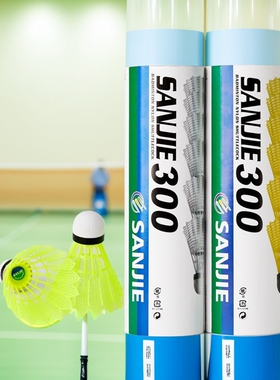 羽毛球飞行稳定防风室内外训练不易烂户外6只装正品