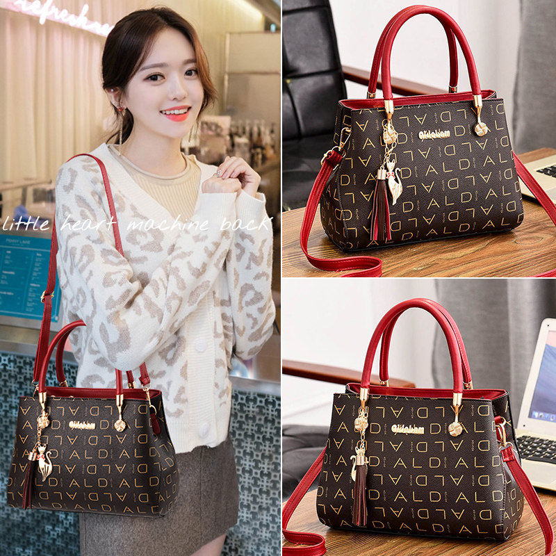 中年妈妈包手提单肩斜挎2020新款时尚休闲大气母亲节礼物女士包包