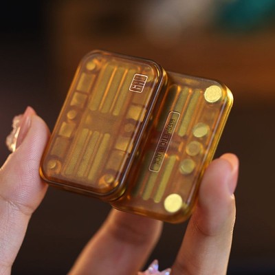 搞点好玩磁力方块EDC无限位推牌段落啪啪币解压神器甩牌减压玩具