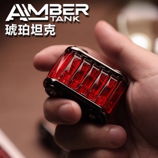 坦克EDC裁爵新品 手部按摩把玩成人减压金属机甲指尖陀螺棘轮玩具