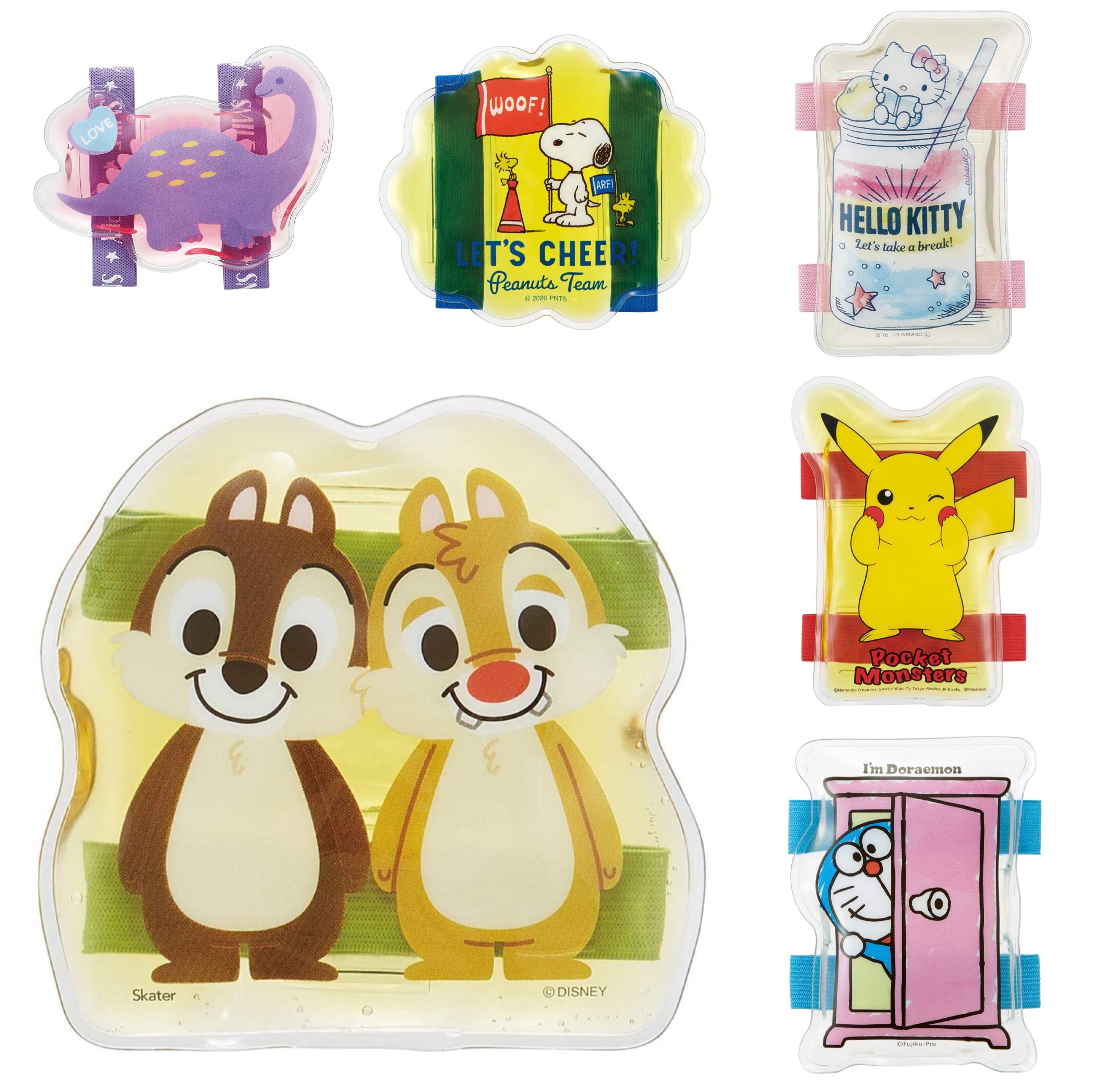 日本购回skater卡通便当寿司水果夏季保鲜用入学带餐可爱保冷剂