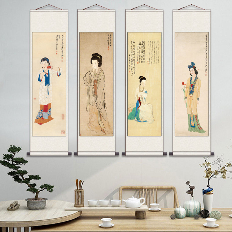 卷轴（画心宣纸喷绘更逼真）