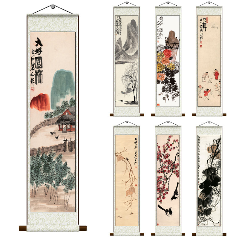 备注齐白石办公室客厅精美装饰画