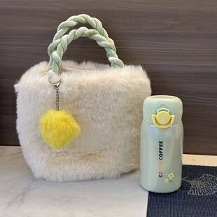 COSTA迷你保温杯316L不锈钢保温男女学生保温杯高颜值有财花320ml