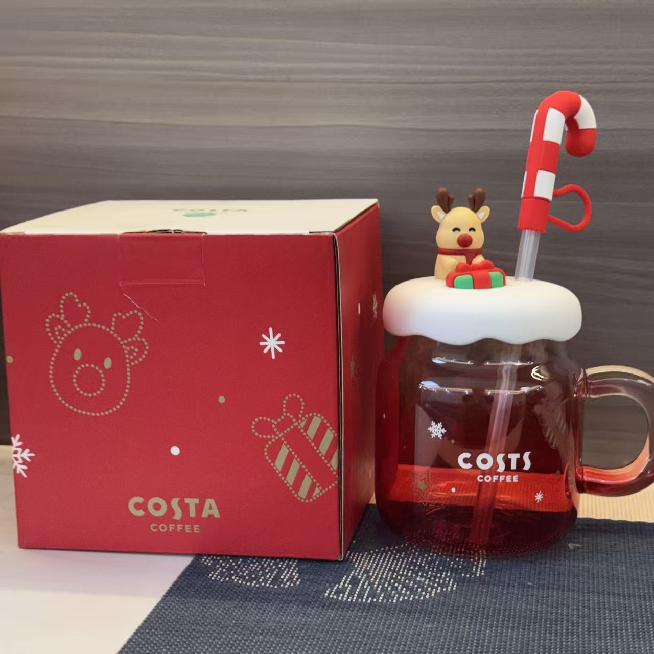 COSTA许愿魔法星梅森吸管杯吸管杯