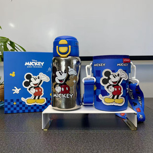 匡迪纯钛儿童保温杯男女高颜值上学专用学生大容量一盖双饮钛水杯