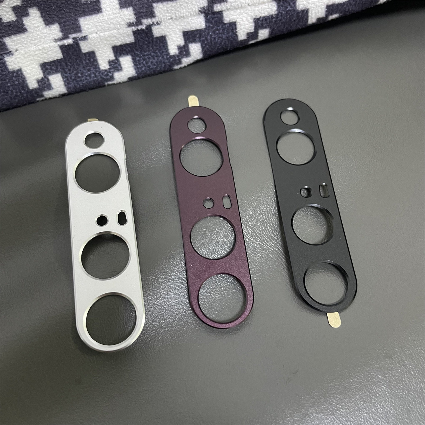 适用华为pura x view超薄镂空防刮磨砂金属镜头圈贴膜Pura X View原彩色银黑酒红色镜头框摄像头保护贴膜配件