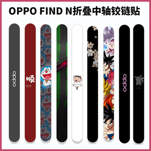 Find findn1 大红色喜庆铰链贴膜 2超薄磨砂铰链卡通彩膜3M防刮保护膜类纸膜不留胶 5新款 适用oppo