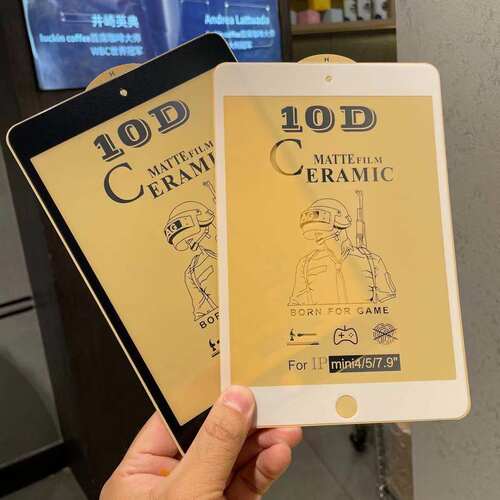 适用于ipadmini4/5超薄磨砂防爆膜陶瓷膜迷你4/5纯黑色白色保护膜
