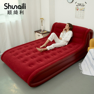 顺绮利充气床单人充气床可折叠户外便携式出租屋加高双人气垫床