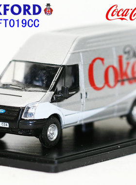 OXFORD牛津合金汽车模型车 Coke可口可乐福特Transit 76FT019CC