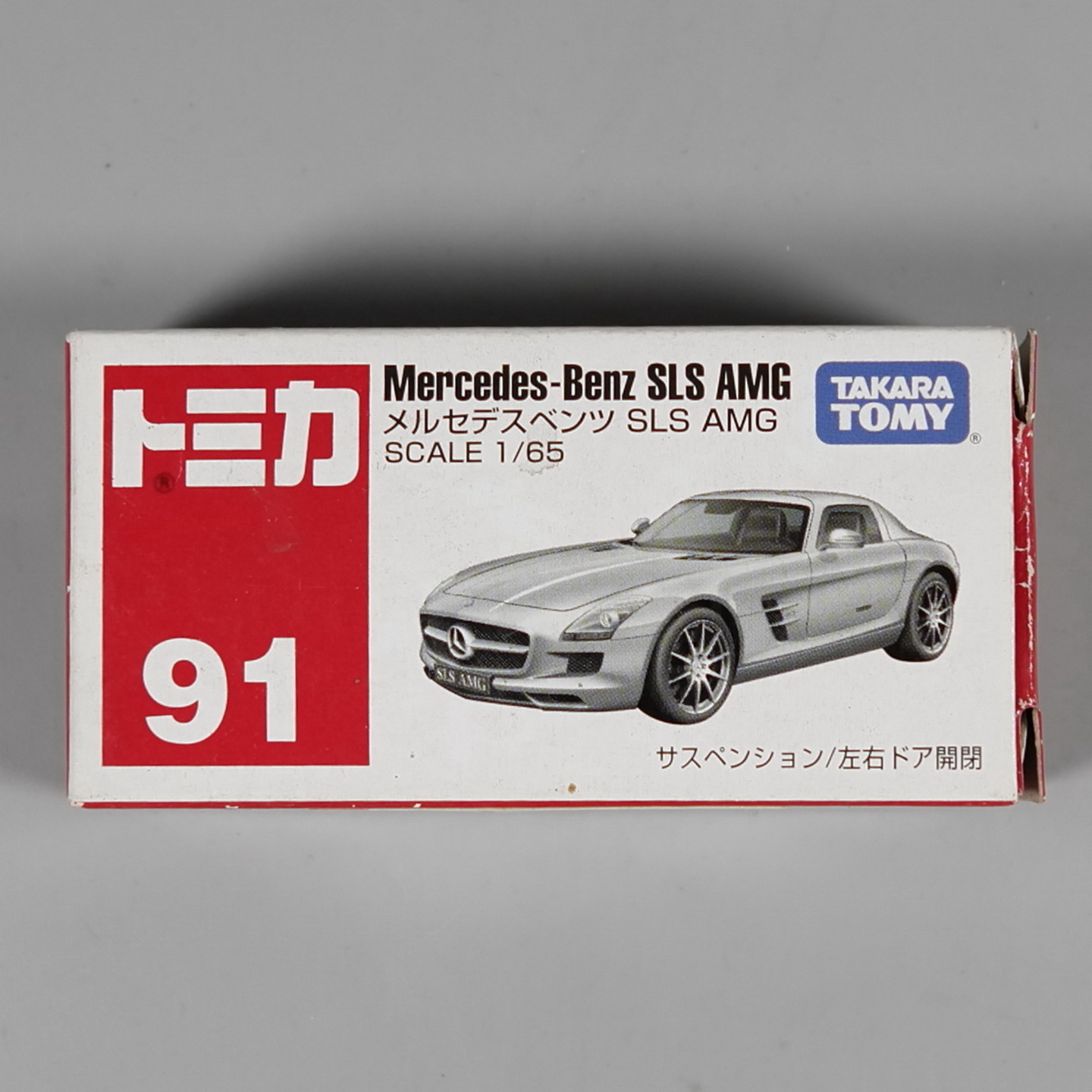 多美卡TOMY红白盒91号合金车