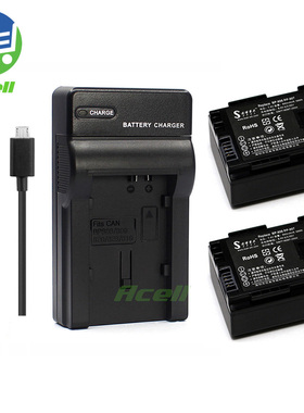 适用于 佳能LEGRIA FS406 FS36 FS200摄像机BP-808电池+USB充电器