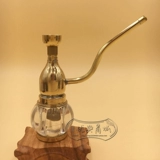 Портативный латунный прозрачный мундштук, съемный кальян, курительная трубка