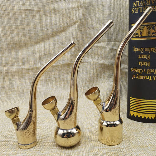 黄铜锅子两用老式传统水烟袋