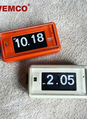 香港TWEMCO 翻页钟AL30七色日式塑料数字时钟闹钟 北京现货秒发