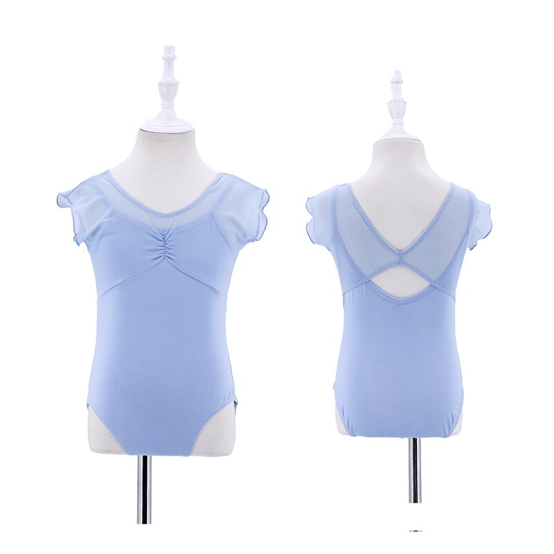 夏季儿童舞蹈服装女童练功服少儿体操服开裆芭蕾舞裙小孩跳舞衣