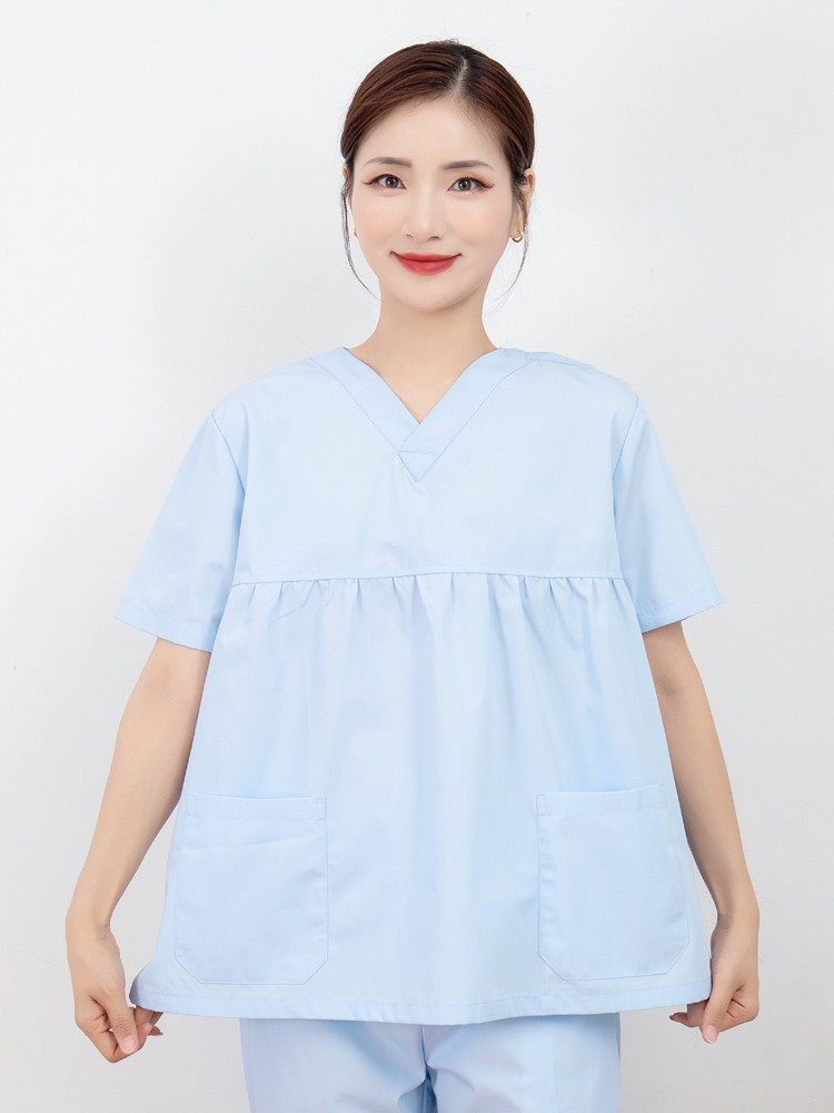 韩版孕妇洗手服护士服舒适透气柔软工作制服牙科儿科孕妇洗隔离衣
