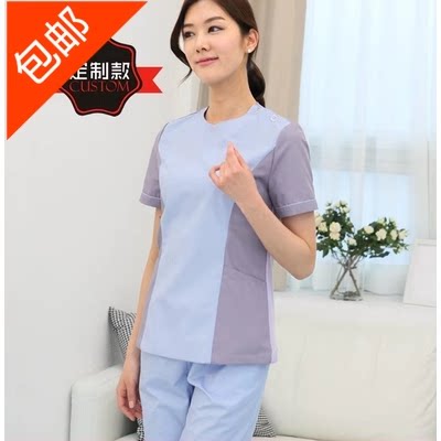韩版时尚美容院半永久洗手服牙科口腔整形宠物医院医生护士工作服
