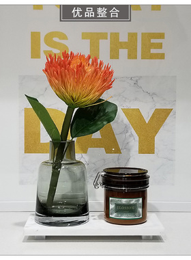 卫生间仿真花挂画组合软装饰品