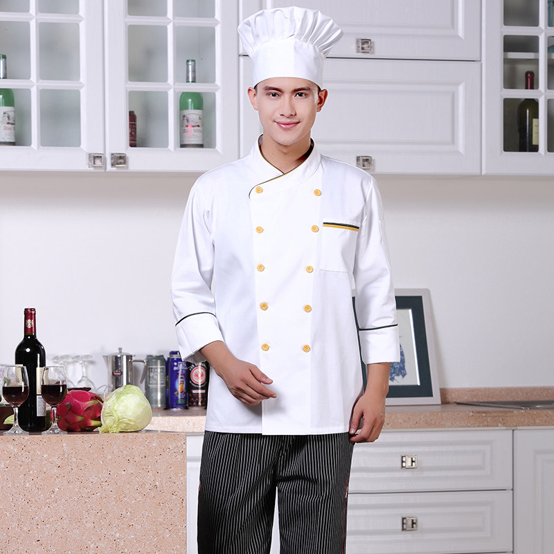 Veste chef cuisinier en polyester - Ref 1908450 Image 4