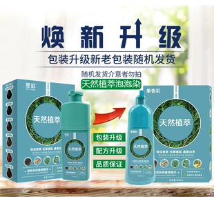 （必美丝）果香彩墨庭泡泡染天然植萃染发剂一洗黑一洗彩不沾头皮