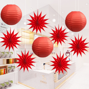 饰品挂件春节商场店铺婚庆氛围场景布置过年挂饰幼儿园吊饰 新年装