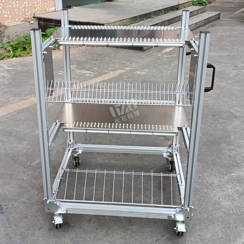 松下飞达车NPM/CM402/602铝型材飞达放置车SMT飞达储存车厂家直销 - 封面