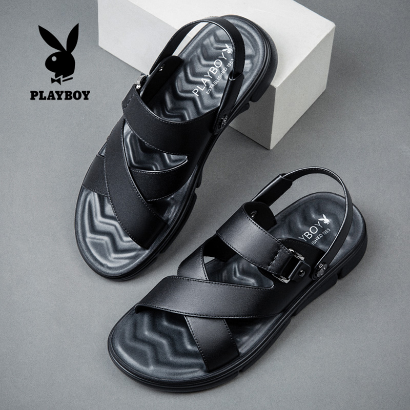 花花公子男士夏季韩版露趾凉拖鞋休闲软底轻便防滑减震凉鞋沙滩鞋在类目 流行男鞋, 凉鞋中 - 来自Buy2taobao.com提供专业的淘宝代购服务