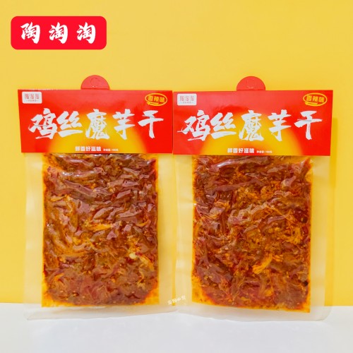 陶淘淘鸡丝魔芋干鸡胸肉丝零食