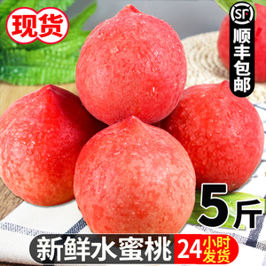 龙泉水蜜桃四川成都龙泉驿新鲜5斤孕妇水果现摘现发顺丰3