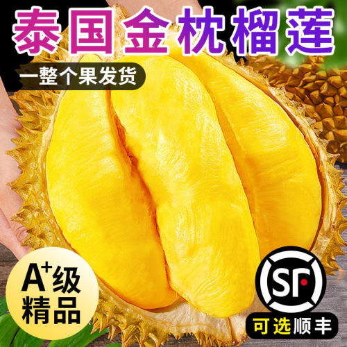 泰国金枕榴莲新鲜水果带壳巴掌