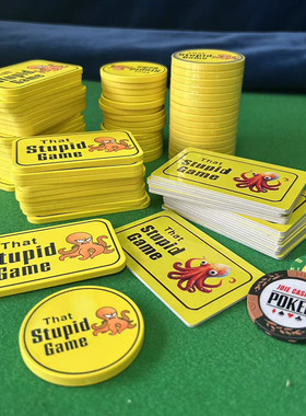 POKER德州扑克鱿鱼币游戏卡 THAT STUPID GAME