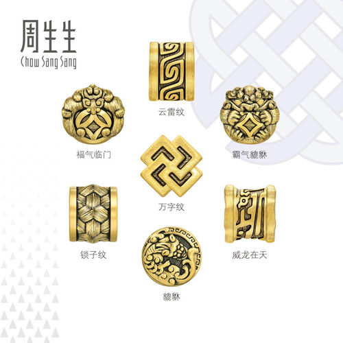 周生生福气临门霸气貔貅转运珠